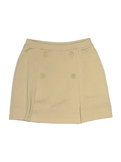 Pre-owned Lands' End Casual Skirt In Brown