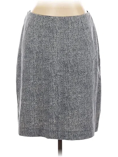 Pre-owned Lands' End Casual Skirt In Gray