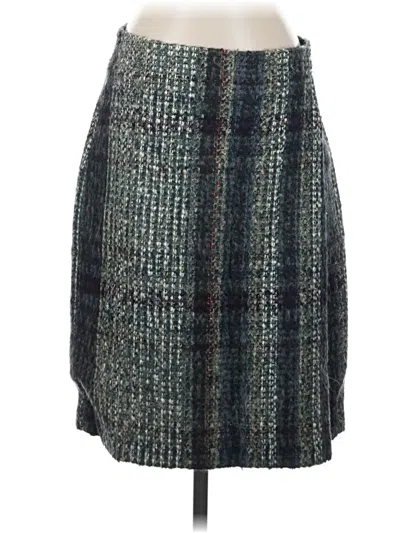 Pre-owned Lands' End Casual Skirt In Gray