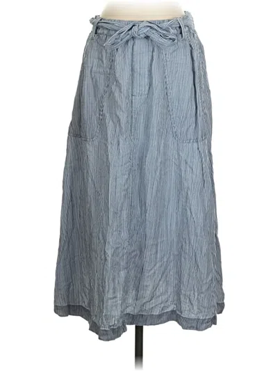 Pre-owned Lands' End Casual Skirt In Gray