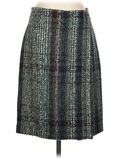 Pre-owned Lands' End Casual Skirt In Gray
