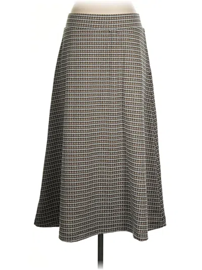 Pre-owned Lands' End Casual Skirt In Gray