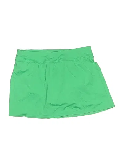 Pre-owned Lands' End Casual Skirt In Green