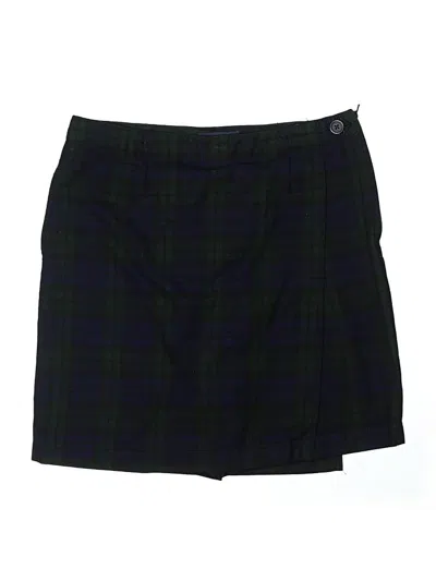 Pre-owned Lands' End Casual Skirt In Green