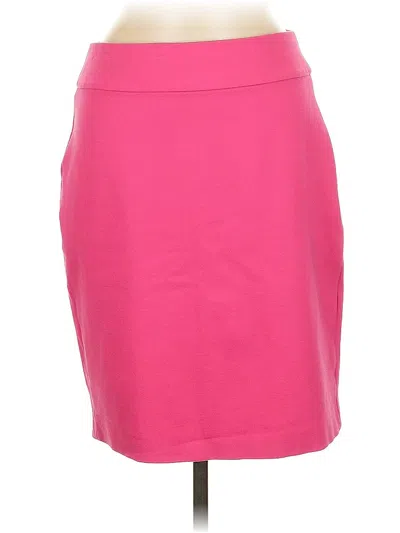 Pre-owned Lands' End Casual Skirt In Pink