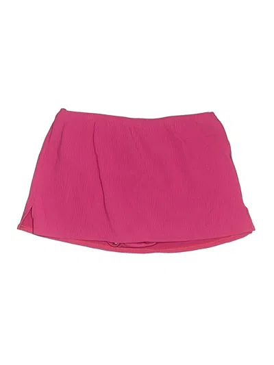 Pre-owned Lands' End Casual Skirt In Pink