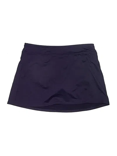 Pre-owned Lands' End Casual Skirt In Purple