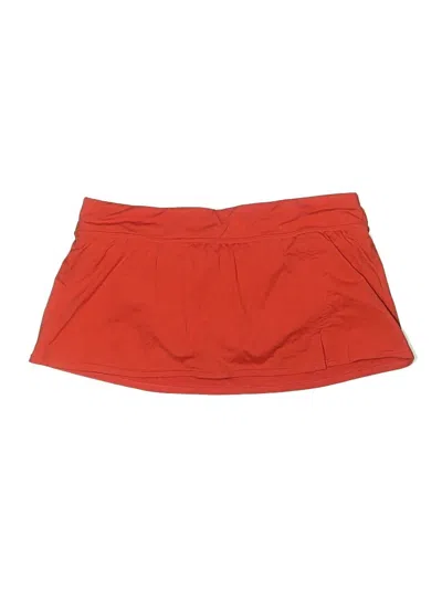 Pre-owned Lands' End Casual Skirt In Red