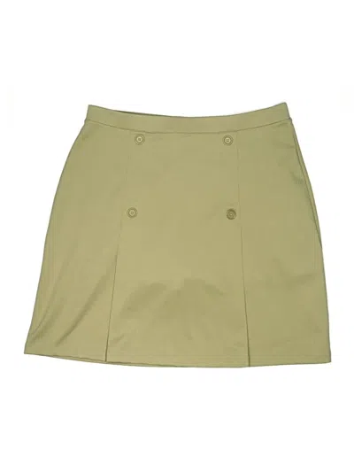 Pre-owned Lands' End Casual Skirt In Tan