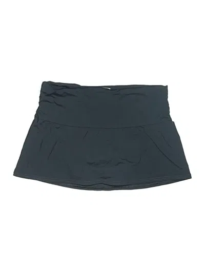 Pre-owned Lands' End Casual Skirt In Teal