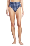Lands' End Cheeky High Waisted Bikini Bottoms In Multi