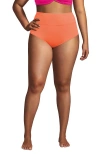 Lands' End Chlorine Resistant Pinchless High Waisted Bikini Bottoms