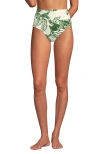 Lands' End Chlorine Resistant Pinchless High Waisted Bikini Bottoms