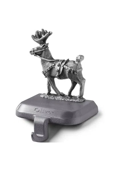 Lands' End Classic Christmas Stocking Holder In Silver