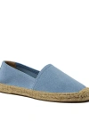 Lands' End Classic Espadrille Flats In Light Wash