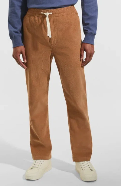 Lands' End Classic Fit Coastal Corduroy Deck Pant In Brown