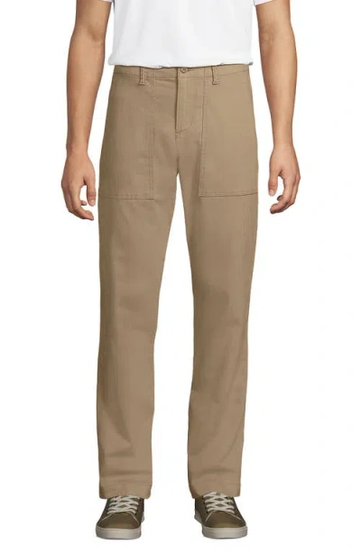 Lands' End Classic Fit Fatigue Pant In Neutral