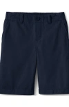 Lands' End Kids Pull On Shorts In Classic Navy