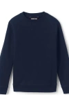 Lands' End School Uniform Kids Crew Sweatshirt In Classic Navy