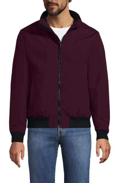 Lands' End Classic Squall Waterproof Insulated Jacket In Purple