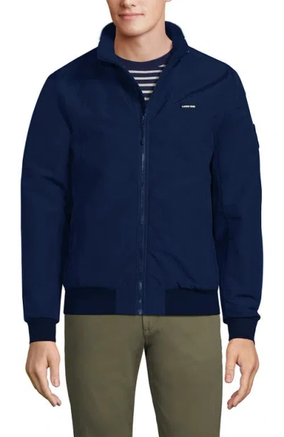 Lands' End Classic Squall Waterproof Insulated Jacket In Blue