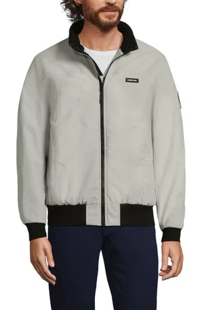 Lands' End Classic Squall Waterproof Insulated Jacket In Gray