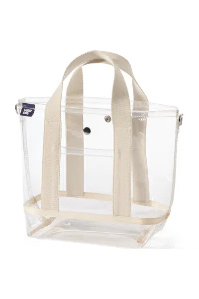 Lands' End Clear Tote In Ivory