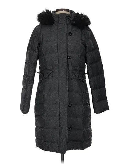 Pre-owned Lands' End Coat In Black