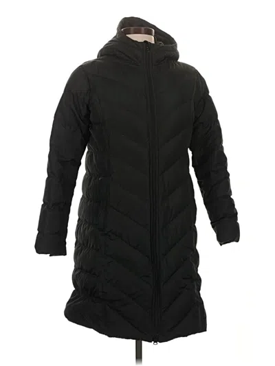 Pre-owned Lands' End Coat In Black
