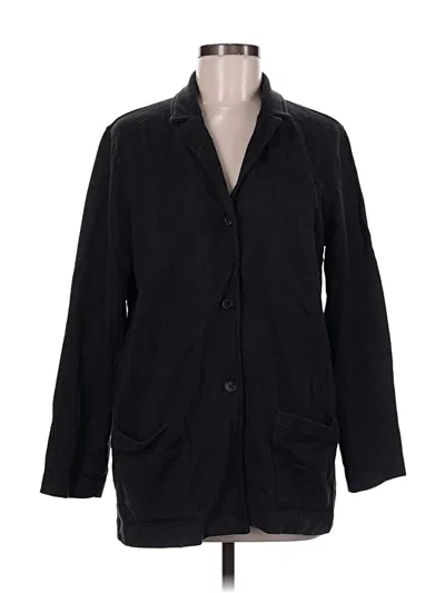 Pre-owned Lands' End Coat In Black