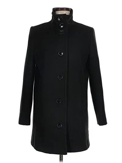 Pre-owned Lands' End Coat In Black