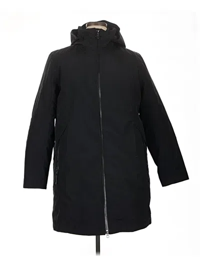 Pre-owned Lands' End Coat In Black