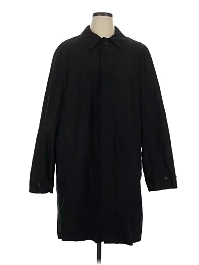 Pre-owned Lands' End Coat In Black