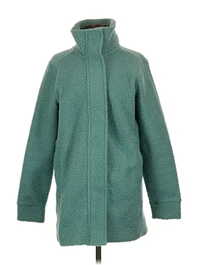 Pre-owned Lands' End Coat In Blue