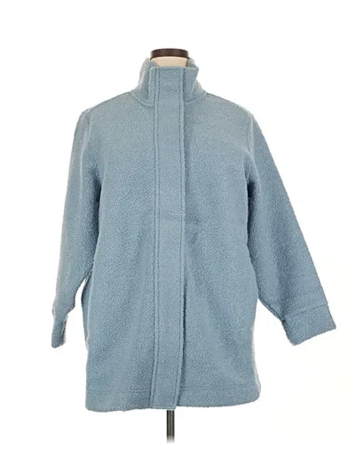 Pre-owned Lands' End Coat In Blue