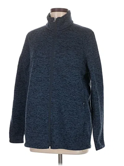 Pre-owned Lands' End Coat In Blue