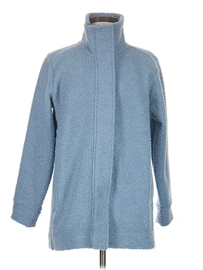Pre-owned Lands' End Coat In Blue