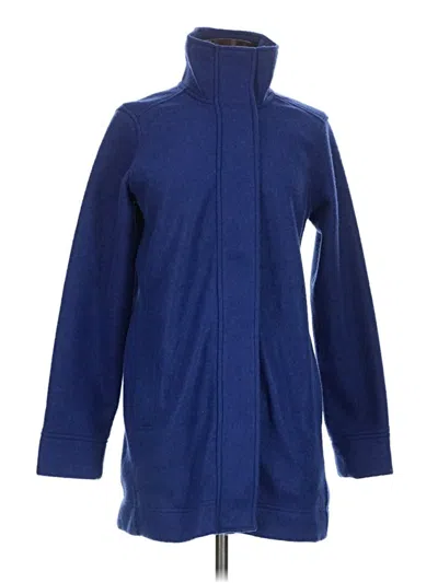 Pre-owned Lands' End Coat In Blue