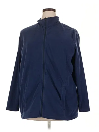 Pre-owned Lands' End Coat In Blue