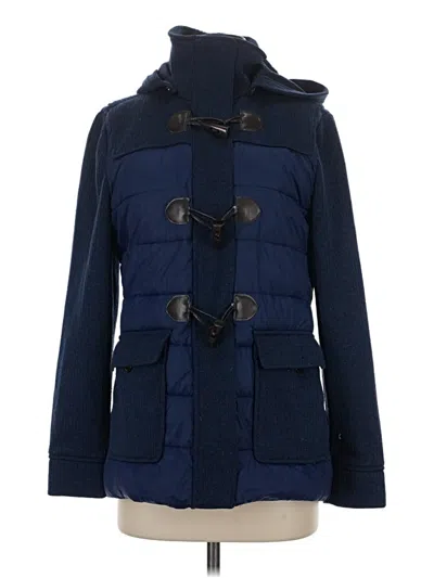 Pre-owned Lands' End Coat In Blue