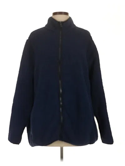 Pre-owned Lands' End Coat In Blue