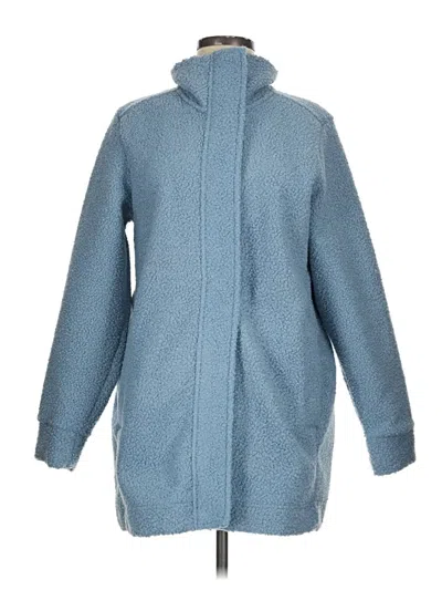 Pre-owned Lands' End Coat In Blue