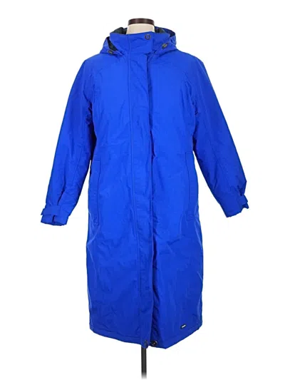 Pre-owned Lands' End Coat In Blue