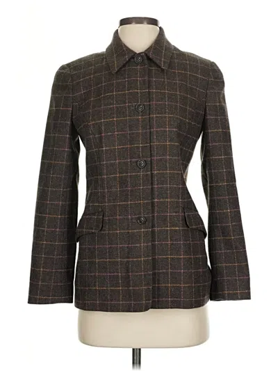 Pre-owned Lands' End Coat In Brown