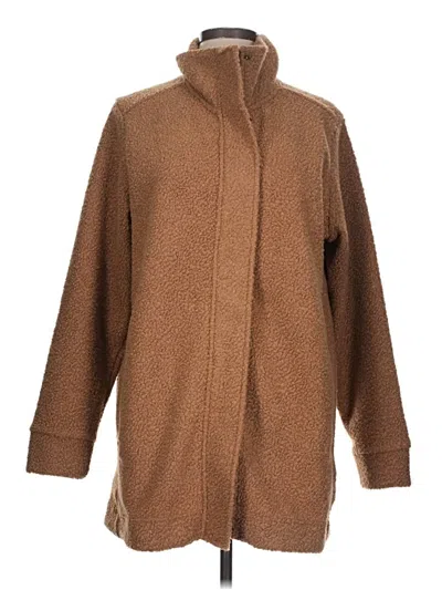 Pre-owned Lands' End Coat In Brown
