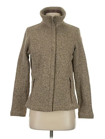 Pre-owned Lands' End Coat In Brown