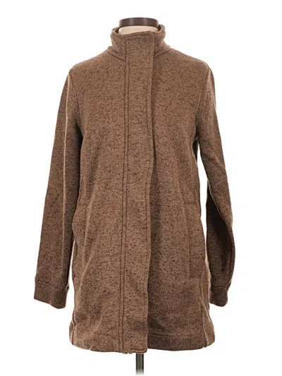 Pre-owned Lands' End Coat In Brown