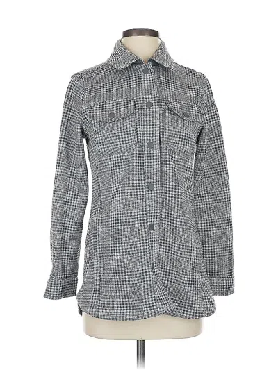 Pre-owned Lands' End Coat In Gray