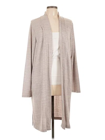 Pre-owned Lands' End Coat In Gray