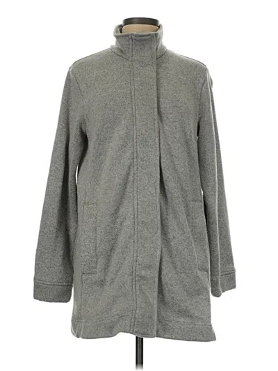 Pre-owned Lands' End Coat In Gray